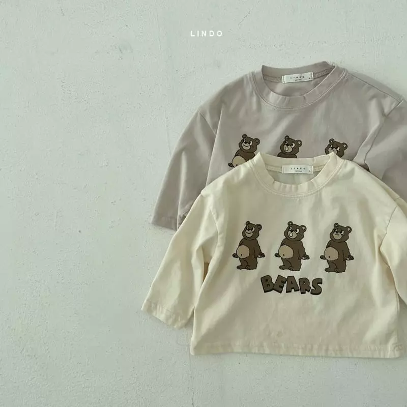 Lindo - Korean Children Fashion - #kidsshorts - Three Bears Tee - 6