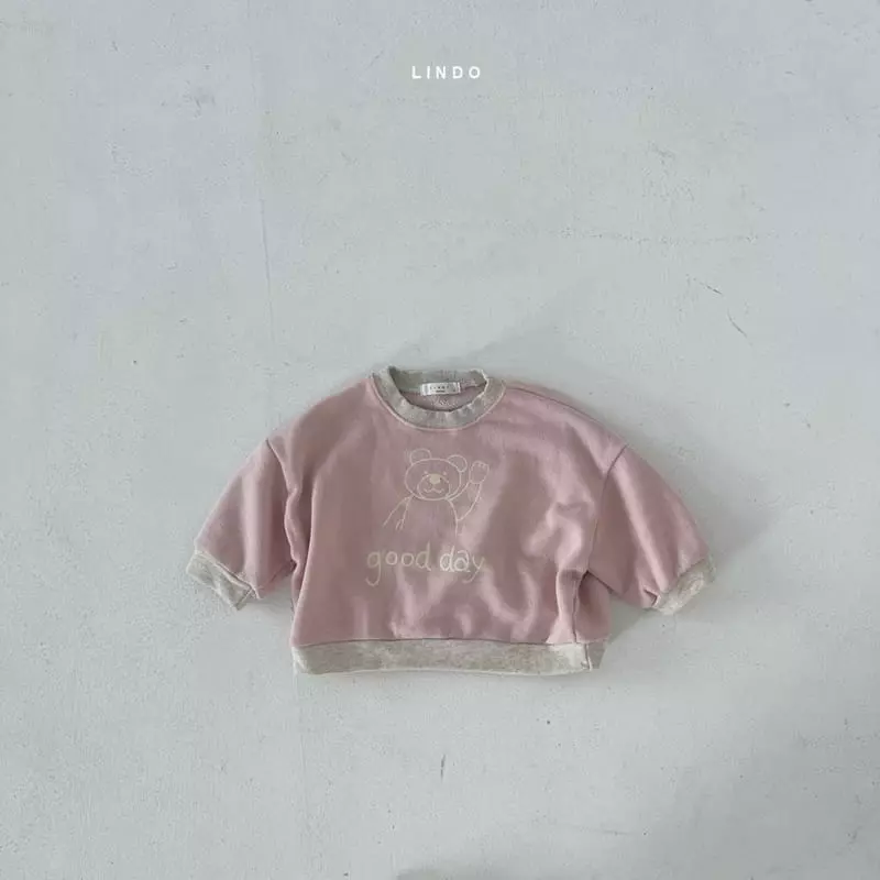 Lindo - Korean Children Fashion - #kidsshorts - Hi Good Day Sweatshirt - 2