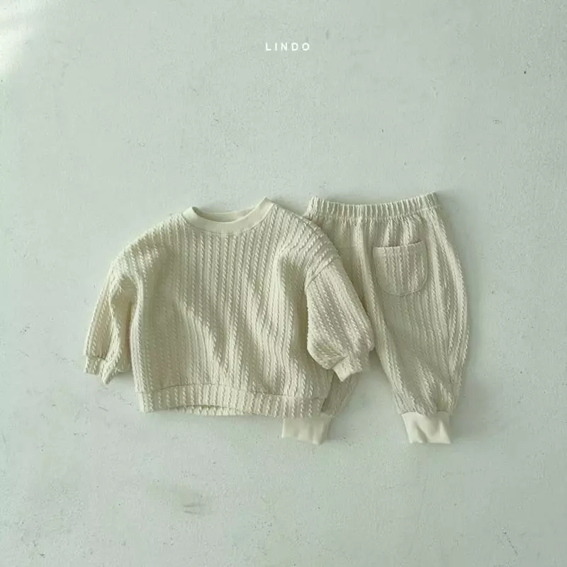 Lindo - Korean Children Fashion - #kidzfashiontrend - Berry Waffle Pants - 9