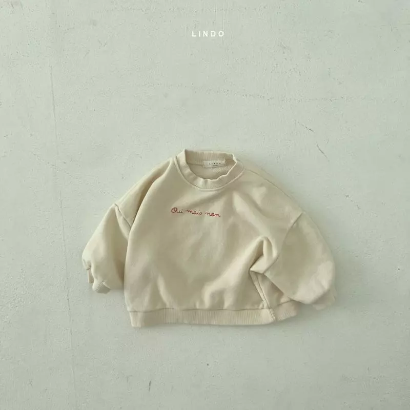 Lindo - Korean Children Fashion - #kidzfashiontrend - Lettering Sweatshirt - 2