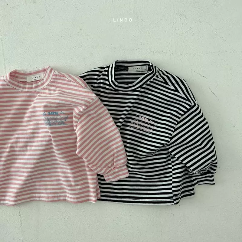 Lindo - Korean Children Fashion - #magicofchildhood - Stripes Tee - 3
