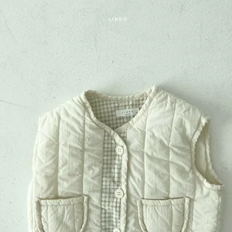 Lindo - Korean Children Fashion - #magicofchildhood - Momo Check Vest - 6