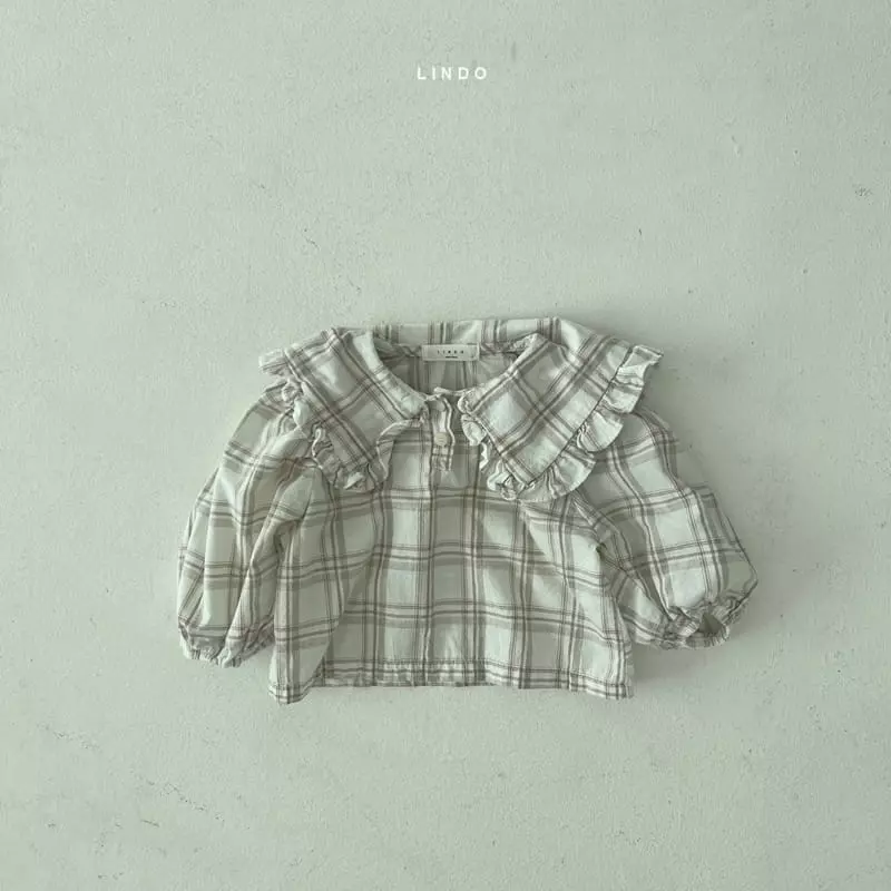 Lindo - Korean Children Fashion - #minifashionista - Frill Collar Blouse - 3