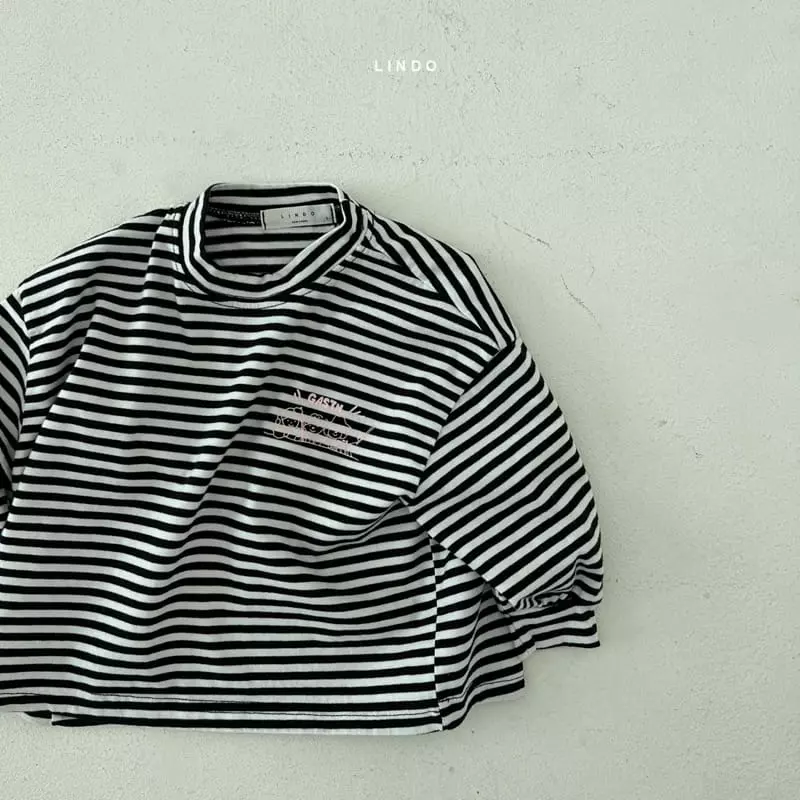 Lindo - Korean Children Fashion - #magicofchildhood - Stripes Tee - 4