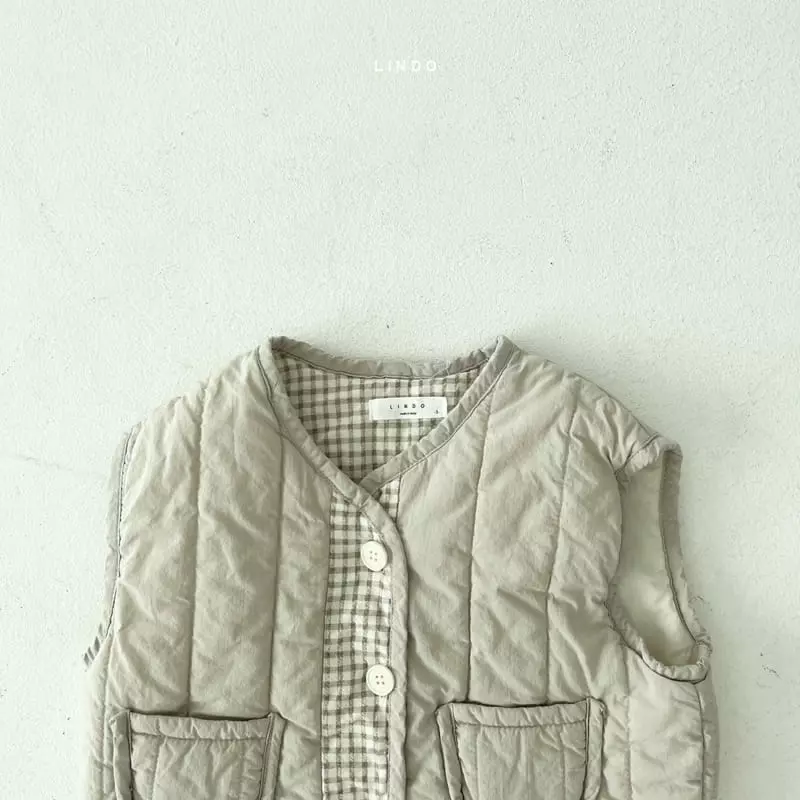 Lindo - Korean Children Fashion - #minifashionista - Momo Check Vest - 7