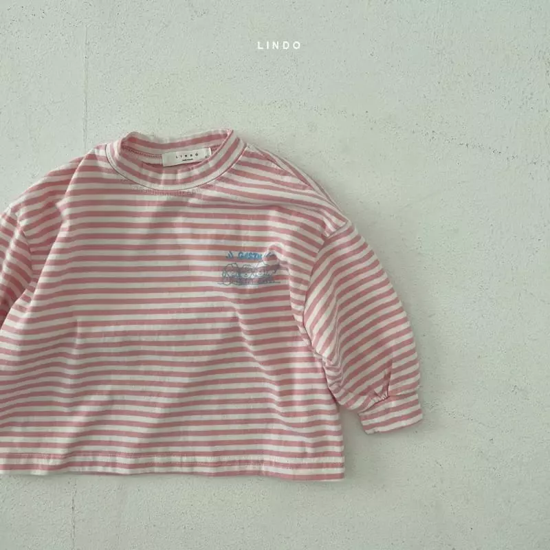 Lindo - Korean Children Fashion - #prettylittlegirls - Stripes Tee - 5