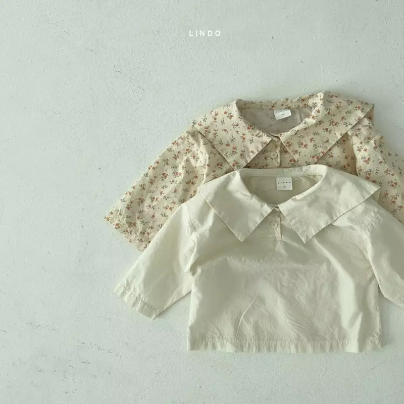Lindo - Korean Children Fashion - #todddlerfashion - Simple Collar Blouse - 3