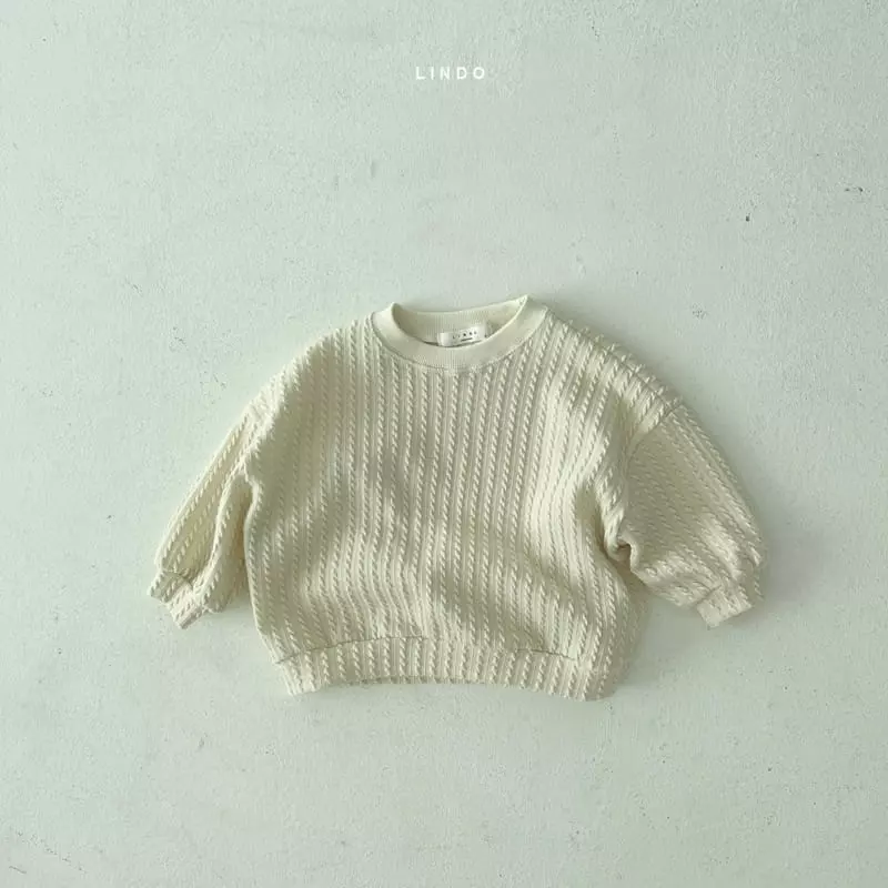 Lindo - Korean Children Fashion - #toddlerclothing - Berry Waffle Sweatshirt