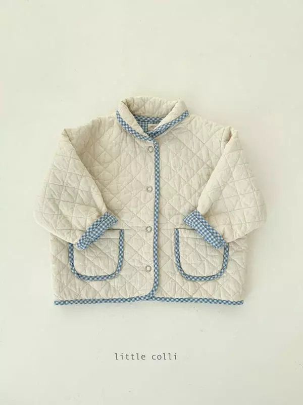 Little Colli - Korean Children Fashion - #childofig - Circle Quilitng Jacket - 2
