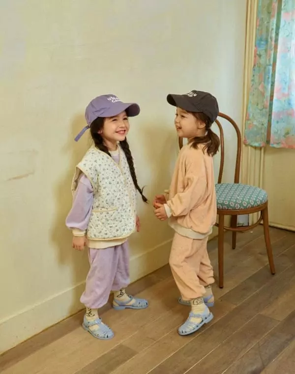 Little Colli - Korean Children Fashion - #childofig - Blue Flower Vest - 5