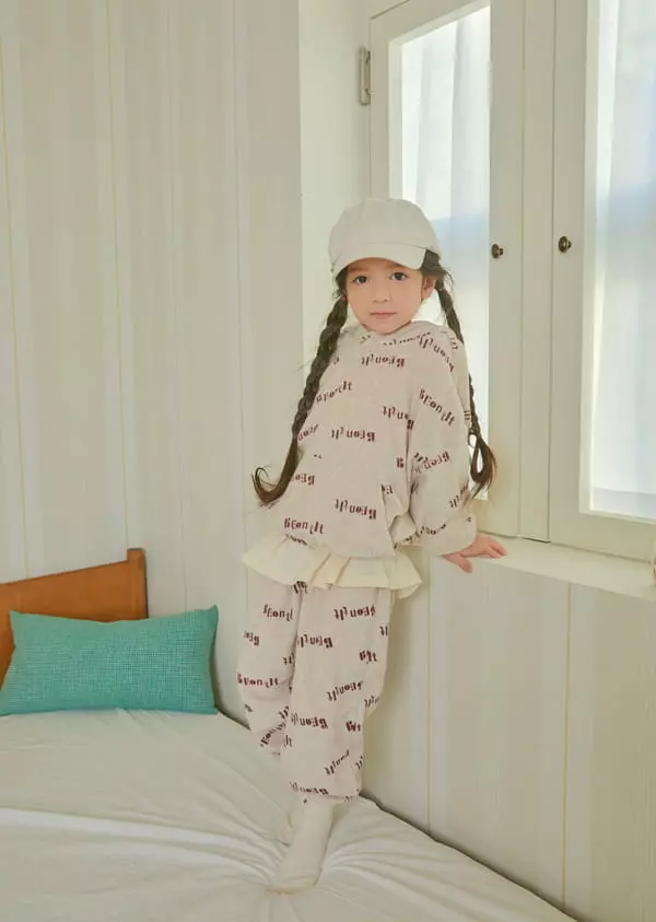 Little Colli - Korean Children Fashion - #childofig - Study Top Bottom Set - 4
