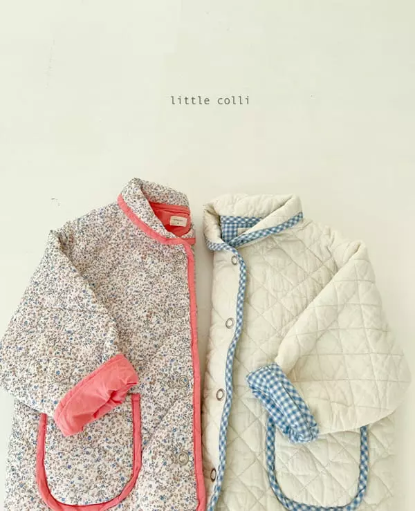 Little Colli - Korean Children Fashion - #childrensboutique - Circle Quilitng Jacket - 4