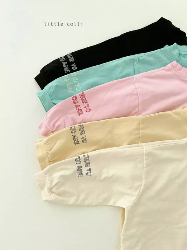 Little Colli - Korean Children Fashion - #discoveringself - Basic Color Tee