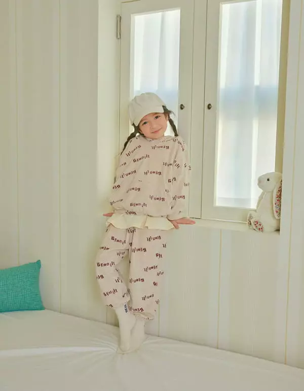 Little Colli - Korean Children Fashion - #discoveringself - Study Top Bottom Set - 7
