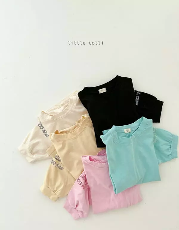 Little Colli - Korean Children Fashion - #fashionkids - Basic Color Tee - 2