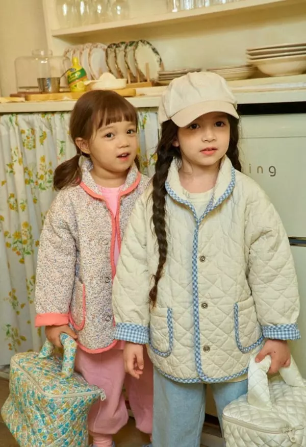 Little Colli - Korean Children Fashion - #kidsshorts - Circle Quilitng Jacket - 7