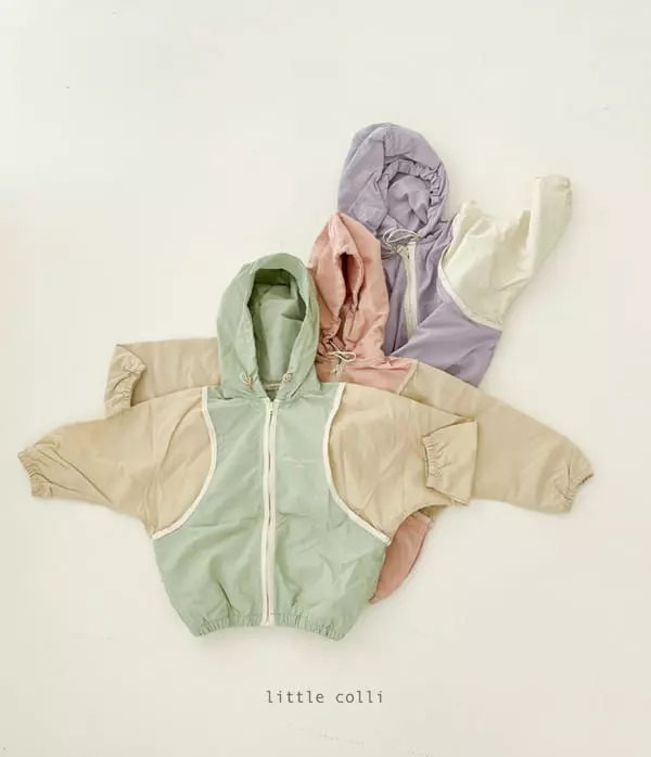 Little Colli - Korean Children Fashion - #kidsshorts - Two Tone Hoody Jumper - 2