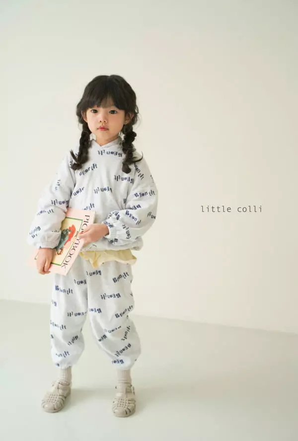 Little Colli - Korean Children Fashion - #kidsshorts - Study Top Bottom Set - 9