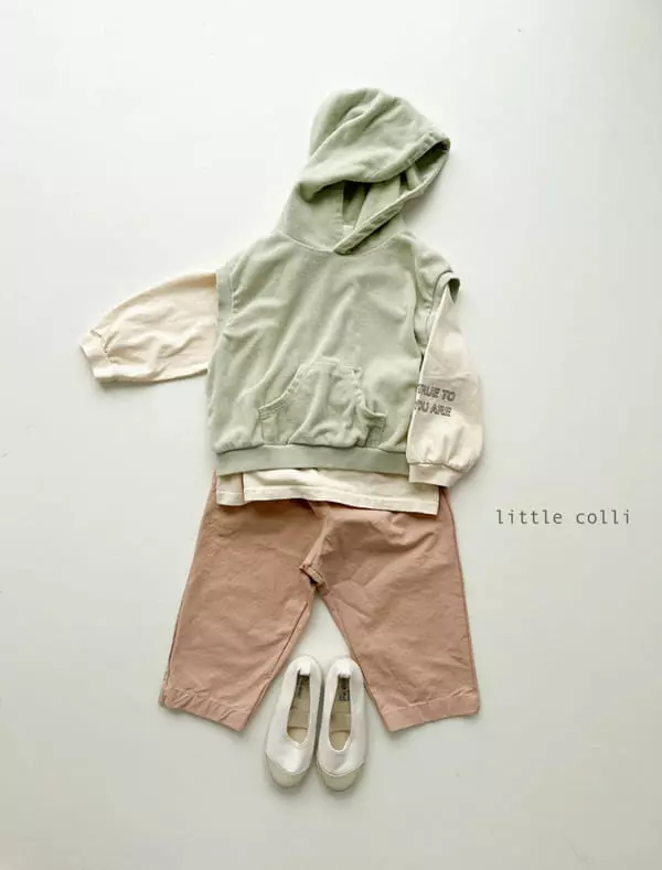 Little Colli - Korean Children Fashion - #kidsshorts - Basic Color Tee - 4