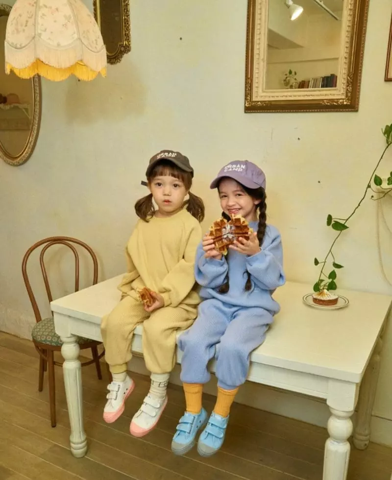 Little Colli - Korean Children Fashion - #kidsstore - Croiffle Top Botto Set - 6