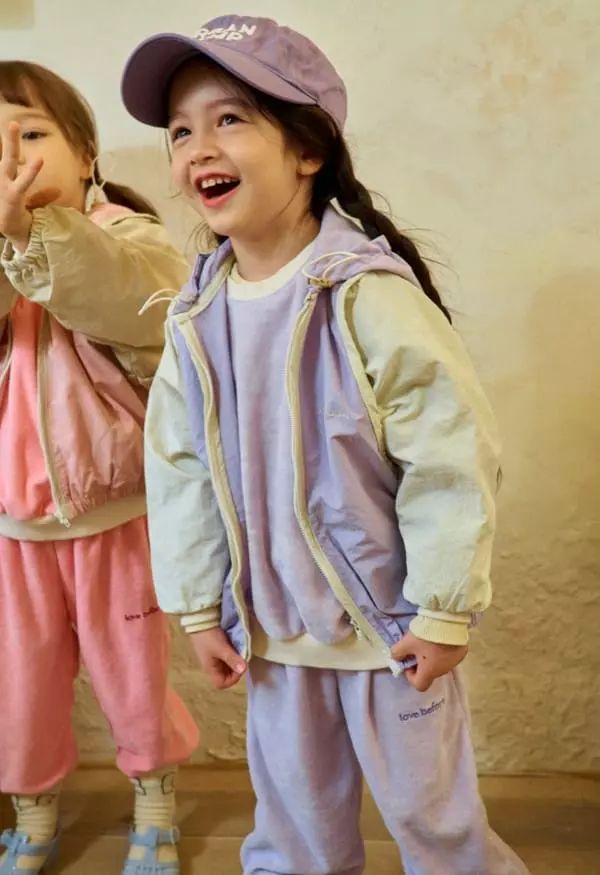 Little Colli - Korean Children Fashion - #kidsstore - Two Tone Hoody Jumper - 4