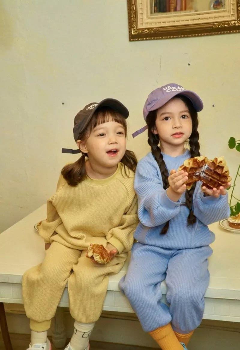 Little Colli - Korean Children Fashion - #magicofchildhood - Croiffle Top Botto Set - 10