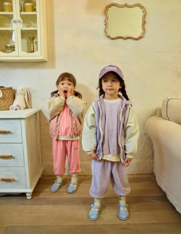 Little Colli - Korean Children Fashion - #littlefashionista - Bon Bon Top Botto Set - 4