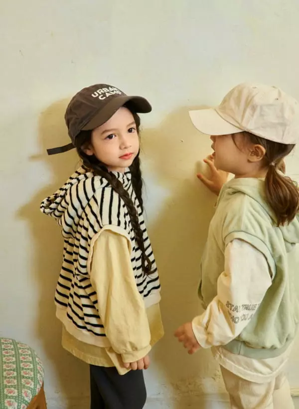 Little Colli - Korean Children Fashion - #todddlerfashion - Basic Color Tee - 11