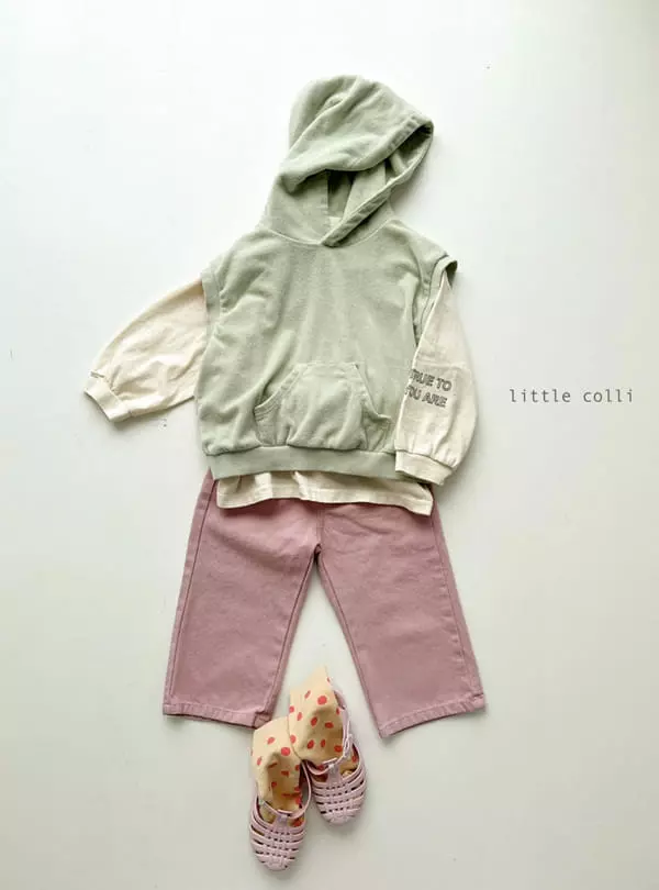 Little Colli - Korean Children Fashion - #todddlerfashion - Teddy Hoody Vest - 3