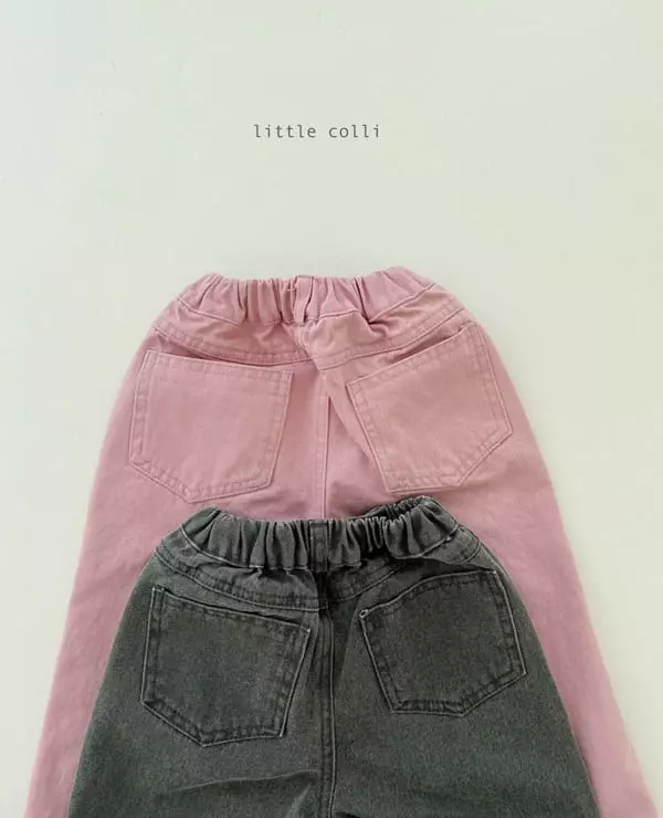 Little Colli - Korean Children Fashion - #todddlerfashion - Pigment Straight Pants - 2