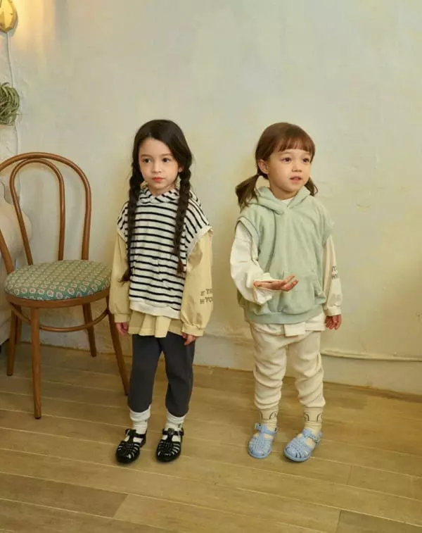 Little Colli - Korean Children Fashion - #toddlerclothing - Basic Color Tee - 12
