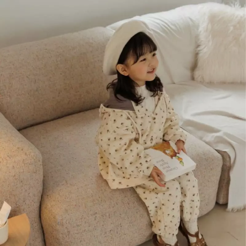 Lovin - Korean Children Fashion - #discoveringself - Waffle Jogger Pants - 4