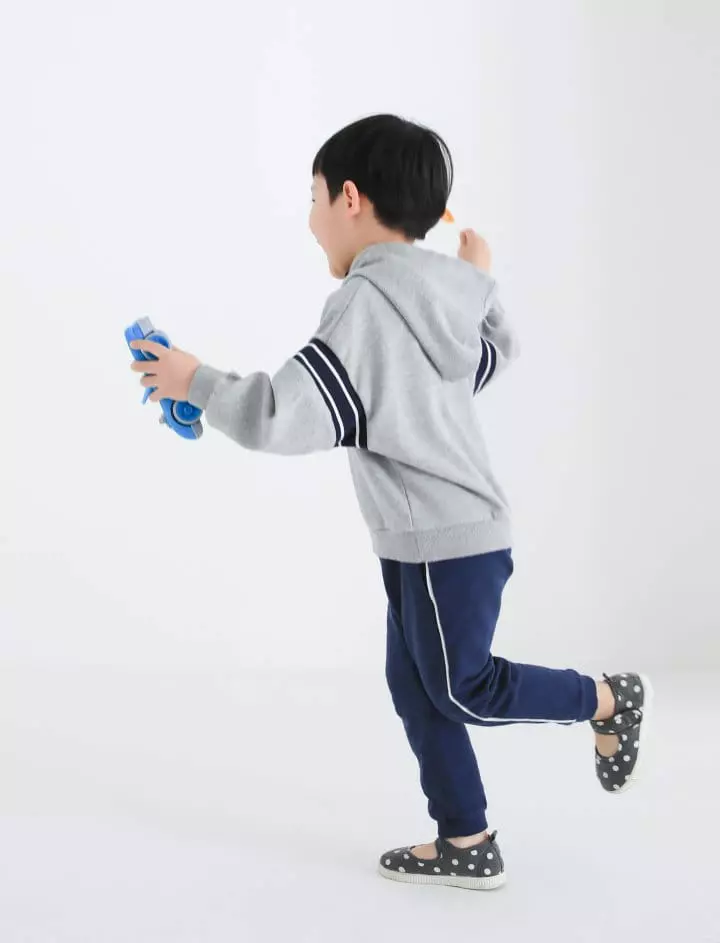 Luenco - Korean Children Fashion - #childofig - M Embroidery Hoody - 5
