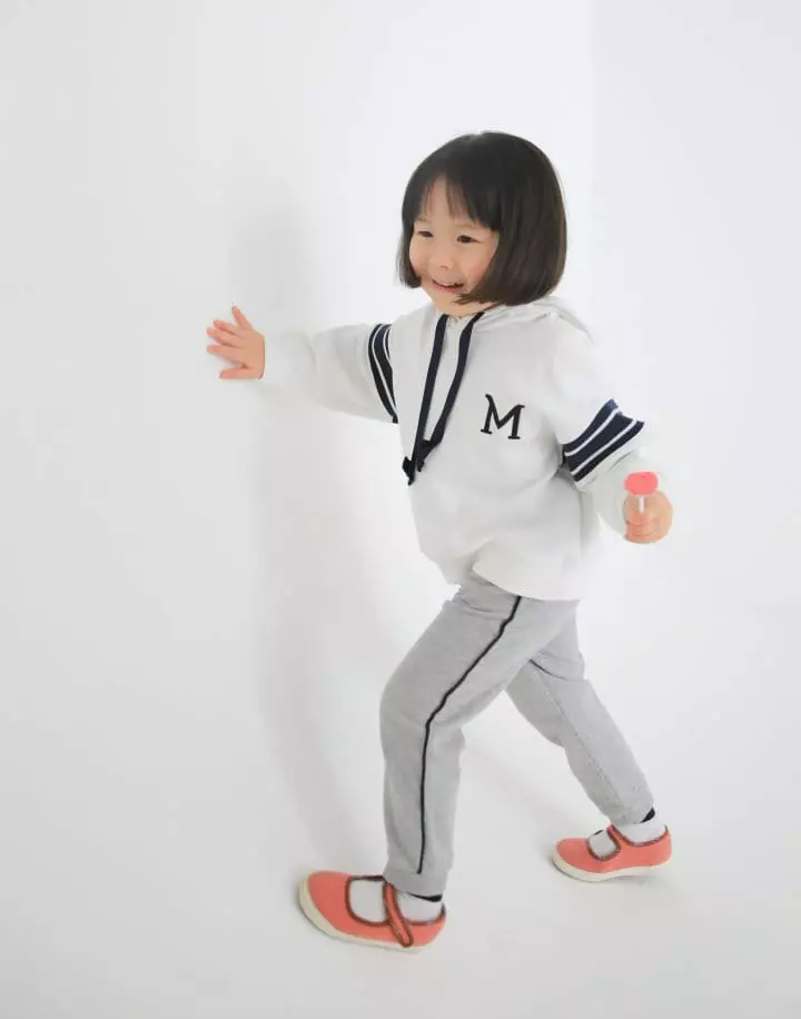 Luenco - Korean Children Fashion - #childrensboutique - M Embroidery Hoody - 6
