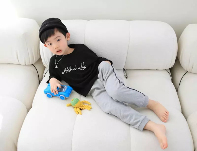 Luenco - Korean Children Fashion - #childrensboutique - English Paint Tee - 2