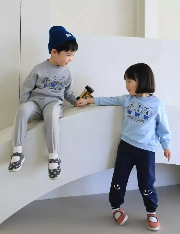 Luenco - Korean Children Fashion - #designkidswear - Sport Bear Sweatshirt - 5