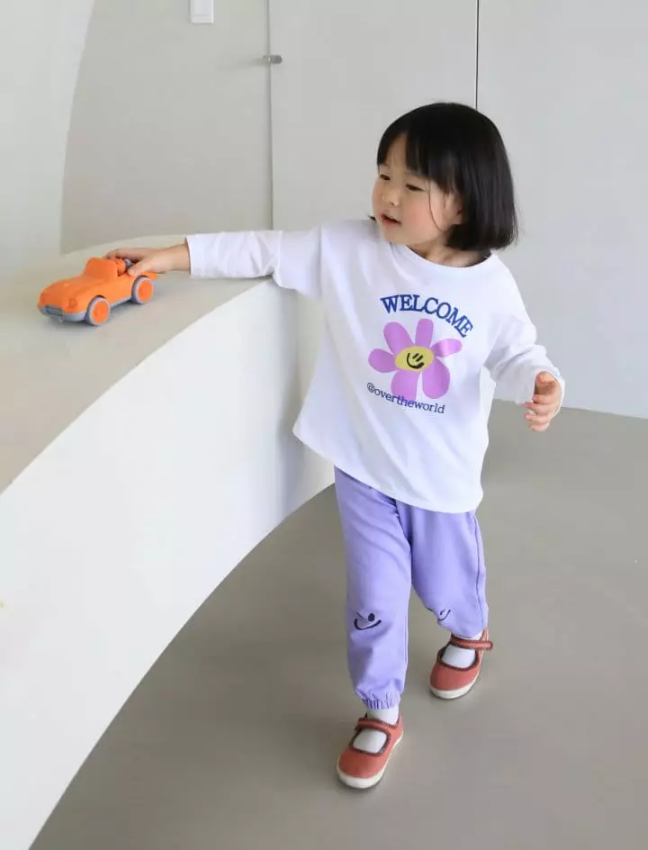 Luenco - Korean Children Fashion - #designkidswear - Smile Jogger Pants - 2