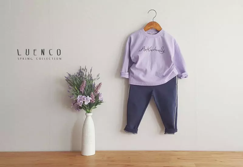 Luenco - Korean Children Fashion - #designkidswear - English Paint Tee - 4