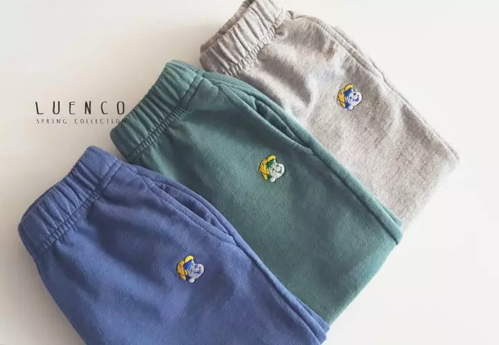 Luenco - Korean Children Fashion - #fashionkids - Kid Embroidery Baggy Pants - 2