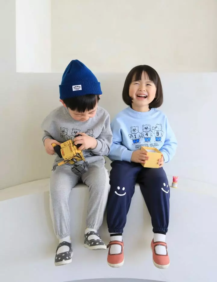 Luenco - Korean Children Fashion - #kidsshorts - Smile Jogger Pants - 5