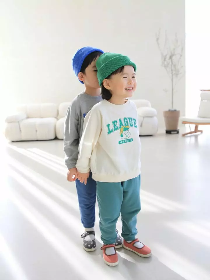 Luenco - Korean Children Fashion - #kidsshorts - Kid Embroidery Baggy Pants - 3