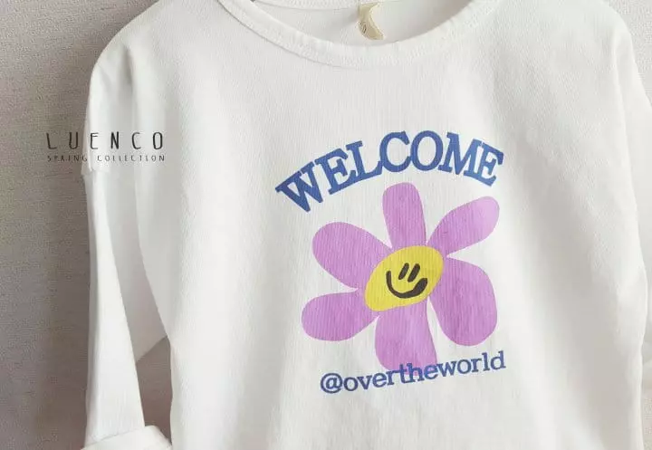Luenco - Korean Children Fashion - #kidsshorts - Welcom Tee