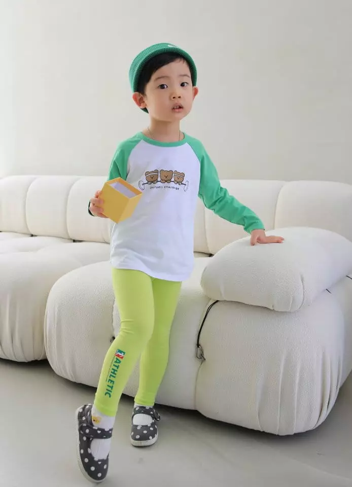 Luenco - Korean Children Fashion - #kidsstore - Athletic Leggings - 5