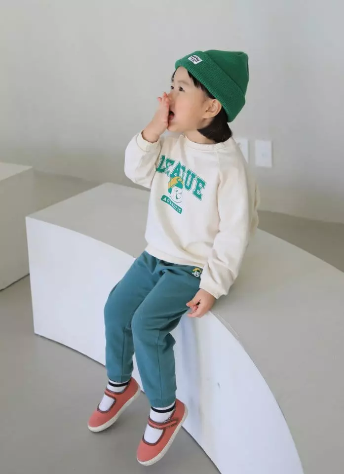 Luenco - Korean Children Fashion - #kidsshorts - Kid Embroidery Baggy Pants - 4