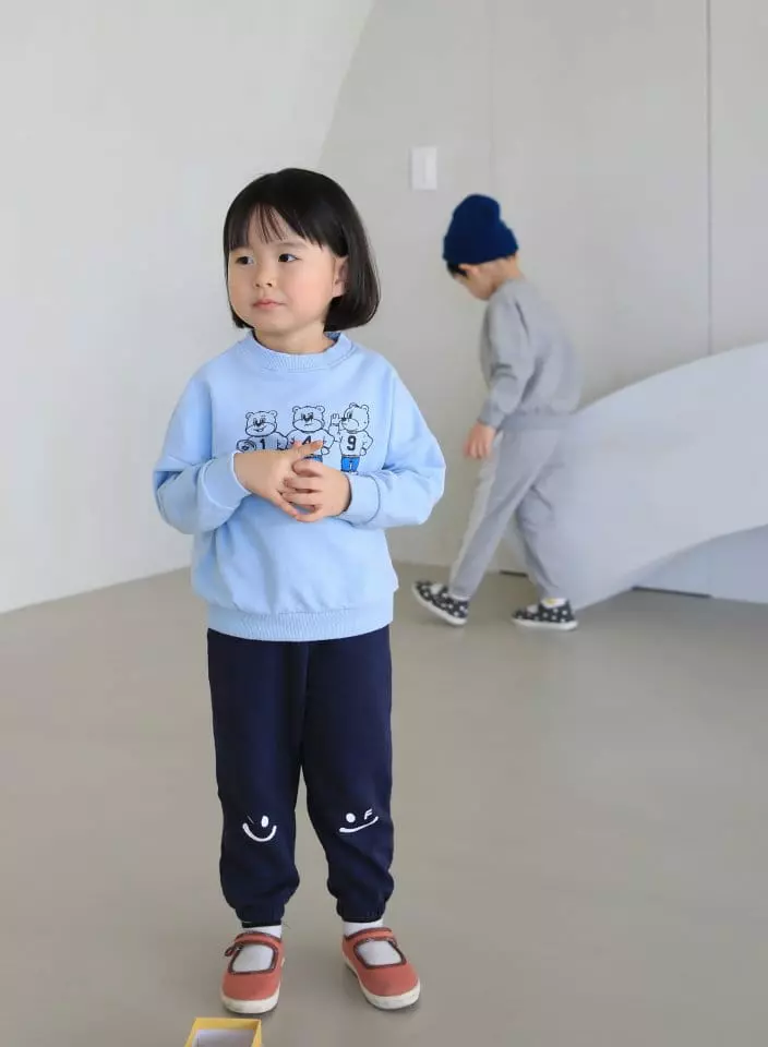 Luenco - Korean Children Fashion - #kidzfashiontrend - Smile Jogger Pants - 7