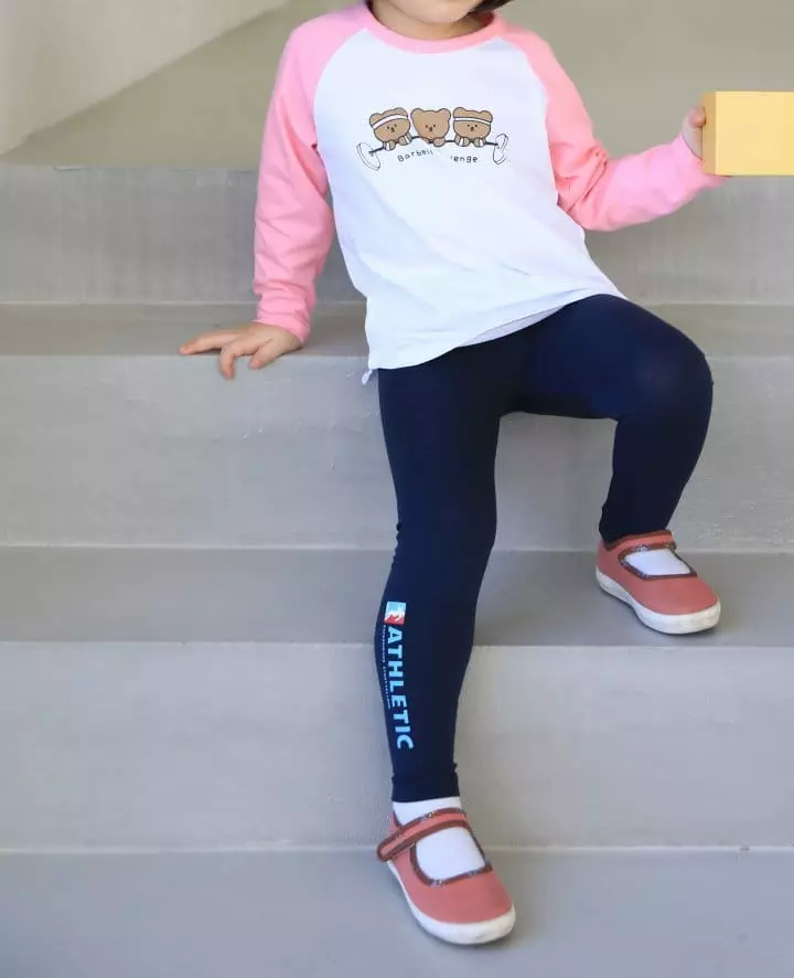 Luenco - Korean Children Fashion - #kidzfashiontrend - Athletic Leggings - 6