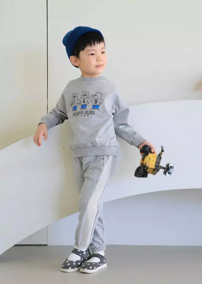 Luenco - Korean Children Fashion - #prettylittlegirls - Sport Bear Sweatshirt
