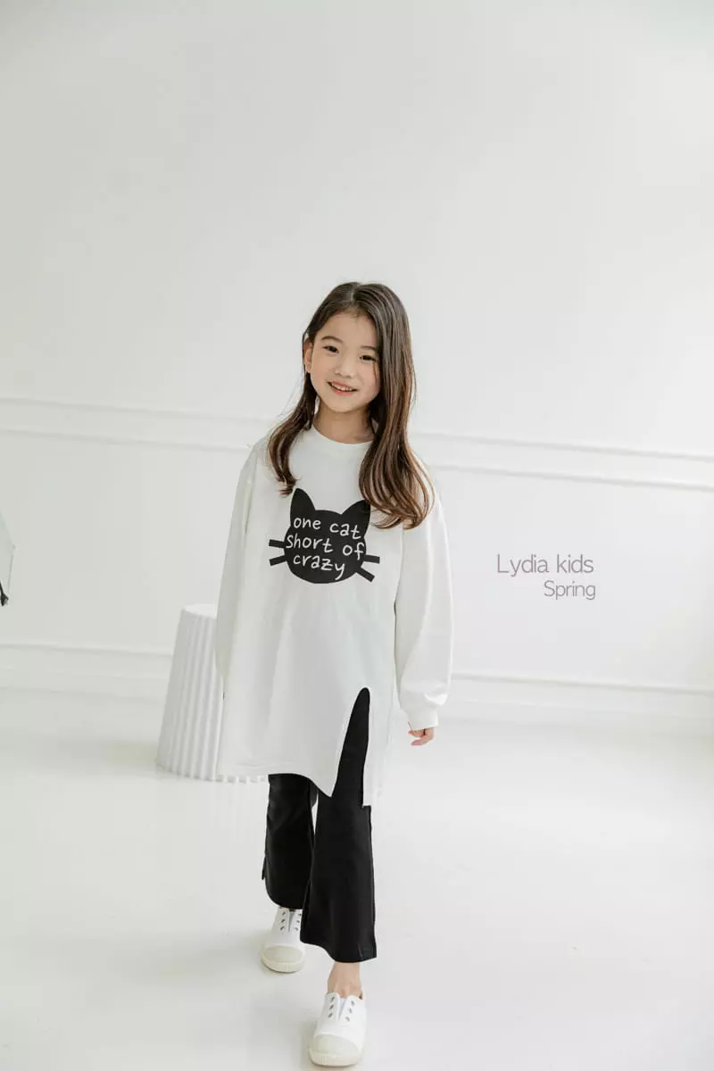 Lydia - Korean Children Fashion - #childofig - Kitty Tee - 2