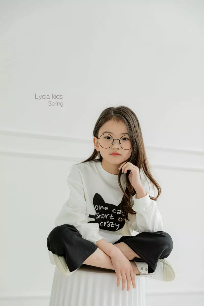 Lydia - Korean Children Fashion - #childrensboutique - Kitty Tee - 4
