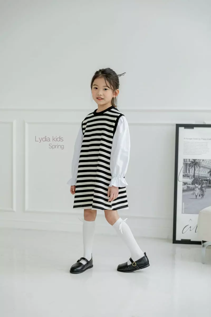 Lydia - Korean Children Fashion - #discoveringself - Stripes One-piece - 8